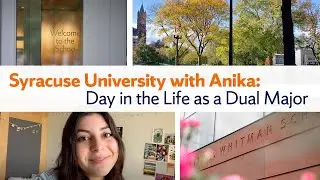 A Day in the Life of a Syracuse University iSchool and Whitman Dual Student | VLOG
