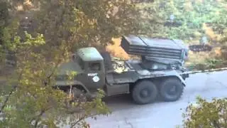 Стрельба из ГРАДА. АТО