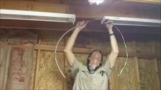 Installing Shop Lights Part 1