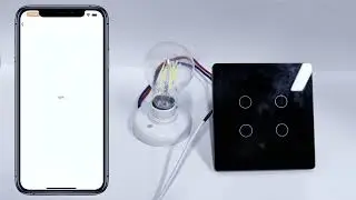 Interruptor 4x4 Vidro Touch Inteligente Wifi 4/6/8 Botões Tuya