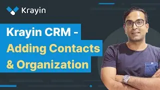 Krayin - How to Add Contacts  | Laravel CRM