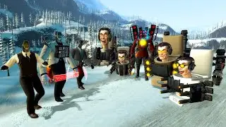 New boss: Nokia man titan vs titan Speakerman and Gman in Gary's Mod