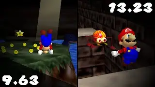 [OUTDATED TAS] SM64 - Swimming Beast in the Cavern 9.63 / Metal-Head Mario Can Move! 13.23