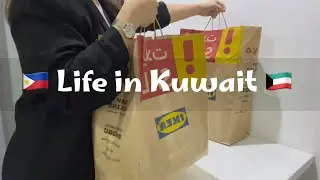 Living in Kuwait| ikea shopping, grocery shopping, work, lunch break, Nivea facial wash, Koleston 7