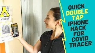 Quick double tap iPhone hack for COVID tracer app