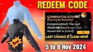 FREE FIRE REDEEM CODE TODAY 6 NOVEMBER REDEEM CODE FREE FIRE | FF REDEEM CODE TODAY 6 NOVEMBER