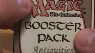 ANTIQUITIES booster from 1994 opening!! $1000+ rare vintage MTG pack