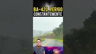 A rodovia estadual mais perigosa da Bahia, sendo pavimentada, #short #shorts
