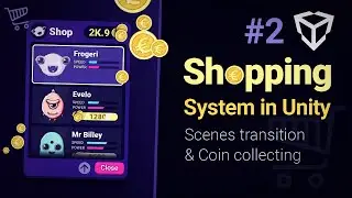 Unity Shopping System (Part 2), Scene controller & UI