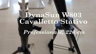 DynaSun W803 Cavalletto Stativo Professionale, 220 cm - unboxing