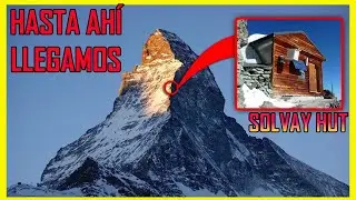 Matterhorn / Cervino 4.478 m. vuelta cabaña vivac Solvay 4.003 m. alpes suizos