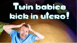 WOWZERS! See twins kick in my pregnant belly! #babykicks