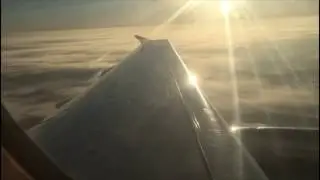 Взлет из аэропорта Внуково.  A-319 а/к 'Россия' 30 ноября 2016г.