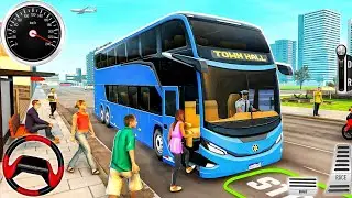 Bus Driving Simulator 2024 - Realistic Coach Bus Public Transport Simulator #2: Android Gameplay