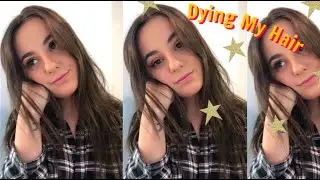 My Aussie Friend DYING MY HAIR DARK | Sarah Mulea