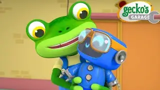 Teddy Tragedy | Gecko's Garage | Cartoons For Kids | Toddler Fun Learning