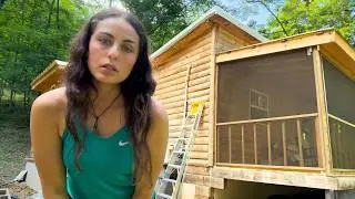 Attempting to Restore My Cabin’s Siding | Solo Life in Remote Arkansas