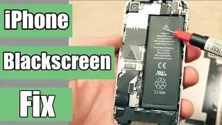 How to fix black and unresponsive  iPhone screen