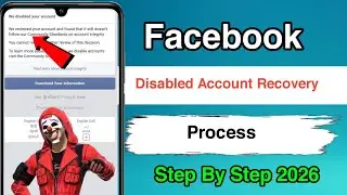 Facebook We disable Your Account   Fb disabled Account Recovery your account has been disabled fb