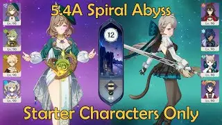 Starter Characters Only: 5.4A Spiral Abyss