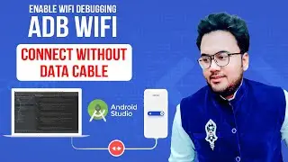 Run App over WiFi in Android Studio | How to use adb wifi android studio |Connect Without Data cable
