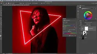 Neon Light Effect Photoshop Tutorial