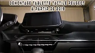Démontage tablette tactile Peugeot II A partir de 2019