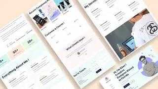 Personal Portfolio using HTML and CSS | Slick Slider and JQuery