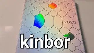 обзор кинбор ( kinbor) 2025. восхитительная обложка. настоящая змея. мой ежедневник, my planner