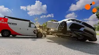 Realistic Car Traffic Crash #4 | BeamNG Drive