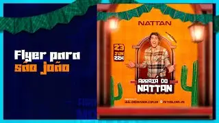 Flyer de SÃO JOÃO - Social Media -  PHOTOSHOP