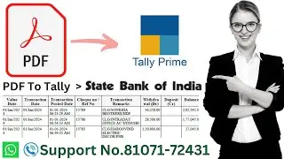 How to PDF to Tally Easily | Best PDF to Tally Import (Erp9./Prime) Support No +91 81071-72431