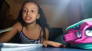 Minha rotina da noite ( volta ás aulas )