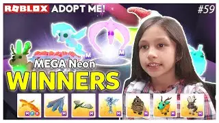🎮 ADOPT ME! #59 - Mega Neon Mythic GIVEAWAY WINNERS