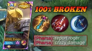 GLOBAL ROGER IS BACK TO THE META WITH THIS NEW BUILD AND EMBLEM 2025 (MUST TRY) | MLBB