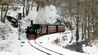 Winterflair bei der Harzer Schmalspurbahn - Selketalbahn