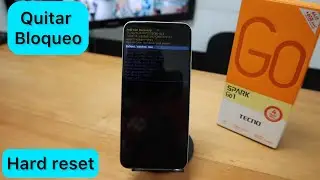 Tecno Spark GO 1  [ COMO FORMATEAR ]  como eliminar bloqueo de pantalla  - QUITAR PATRON DE BLOQUEO
