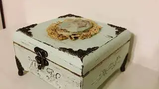 Шкатулка в стиле “Vintage” от мастера Александра Трифонова. Индивидуальный заказ с инициалами 🎁