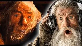Gandalf reacts to his death