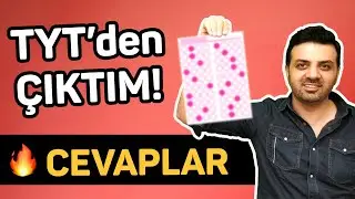 TYT 2021 CEVAPLARI! SINAVDAN ÇIKTIM.