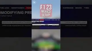 #F123 Mexico Setup! 🏎️ #shorts