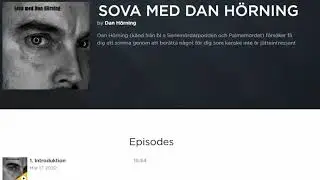 Sova med Dan Hörning