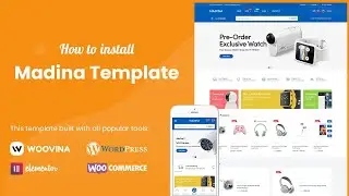 How to install Madina - Website Template for Electronics Stores