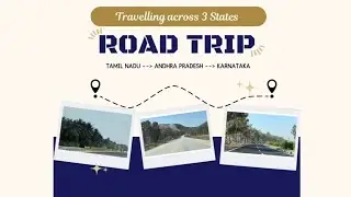 The best road trip - 300+ kms travel across 3 Indian states in half a day!! #roadtrip #trending