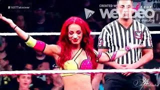 The shield Maryse Sasha Banks and Aj Lee MV Button