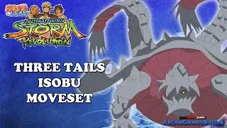 Three Tails Isobu COMPLETE Moveset  - Naruto Shippuden Ultimate Ninja Storm Revolution