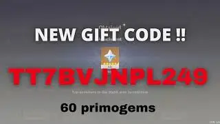 [Genshin Impact] NEW GIFT CODE!! 60 PROMOGEMS  .. CLAIM NOW! expires soon