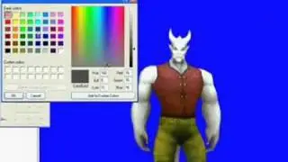 Wow Model Viewer-How to Color your character