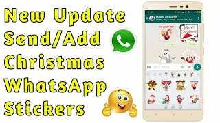 How To Send Christmas Stickers On Whatsapp | Christmas Stickers For Whatsapp