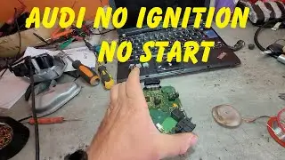 Audi A6 C6 No Ignition No start  / Steering lock Module Repair ELV